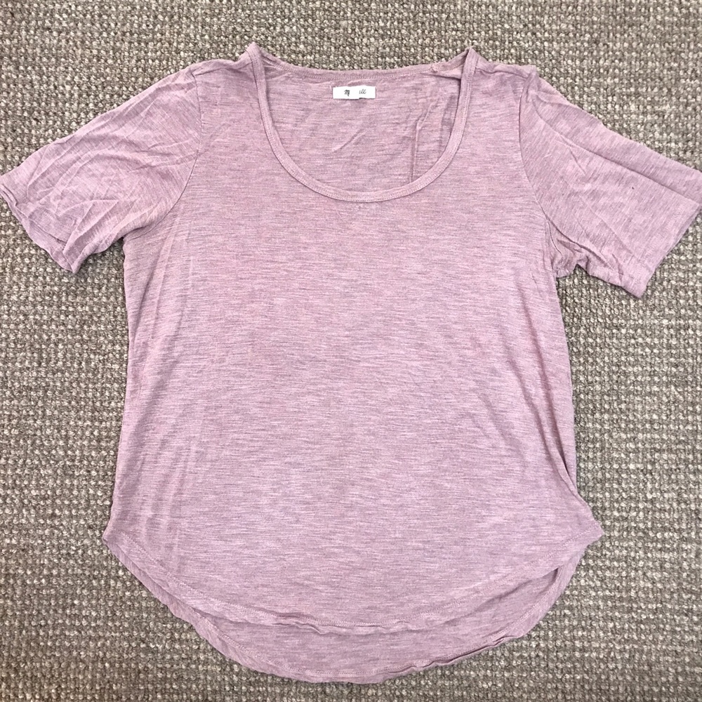Madewell Anthem Scoop Elbow-Sleeve Tee